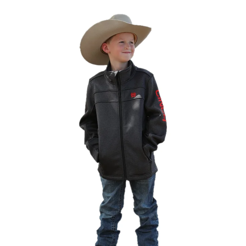 Cinch® Boy's Charcoal Bonded Sweater Jacket MWJ5080001