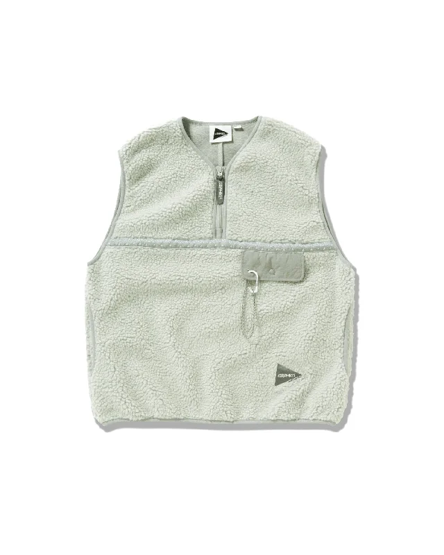 Gramicci x and wander Women's JQ Tape Fleece Vest